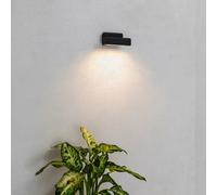 FARO BARCELONA Aplique de exterior Balic LED, negro, aluminio, ancho 15 cm