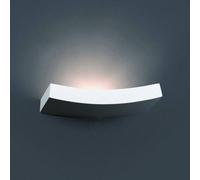 FARO BARCELONA Aplique en yeso curvo blanco 36cm