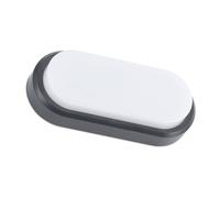FARO BARCELONA Aplique LED Fred XL IK10 gris oscuro/blanco