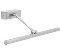 FARO BARCELONA Aplique led para cuadro en metal plateado 45cm