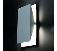 FARO BARCELONA Aplique rectangular inclinable en metal blanco 36cm