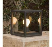 FARO BARCELONA Baliza cúbica Nala en gris oscuro True