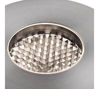 FARO BARCELONA Foco empotrable LED básico, color níquel, Ø 8 cm, aluminio/acero inoxidable