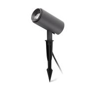 FARO BARCELONA Foco LED con pica Plom, gris oscuro