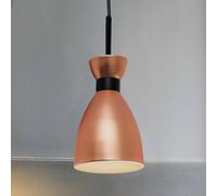 FARO BARCELONA Lámpara colgante Retro con acabado en cobre