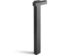 FARO BARCELONA Baliza LED de pie, negra, aluminio, altura 58 cm EC:EPREL:1454423