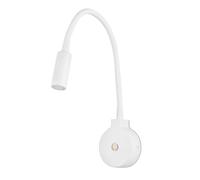 FARO BARCELONA Pixie aplique de pared LED con brazo flexible, blanco