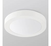 FARO BARCELONA Plafón para baño Logos, Ø 35 cm, blanco True