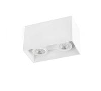Faro Barcelona Tecto 63272 - Plafón, 50W, cuerpo de aluminio, color blanco