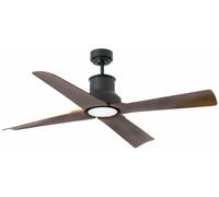 Faro Barcelona 33481-7- WINCHE LED Ventilador de techo marron con motor DC
