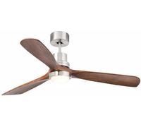 FARO BARCELONA Ventilador con luz madera Madera 132cm