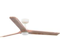 FARO BARCELONA 33810-1TW - HEYWOOD L LED Ventilador blanco/madera clara DC
