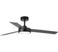 Faro Barcelona 34261 - BARTH Ventilador de techo negro