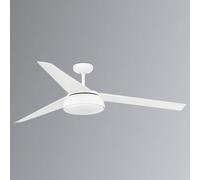 FARO BARCELONA Ventilador de techo con luz LED atenuable Vulcano