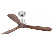 Ventilador de techo FARO Barcelona 33370DC LANTAUNiquel/Nogal con motor DC