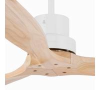 FARO BARCELONA Ventilador techo Lantau L DC 3 palas blanco/pino