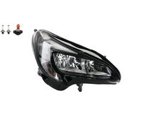Faro + Blinkersockel Frontal Apto para Opel Corsa E Derecho Bombillas