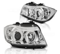 Faro CCFL Angel Eyes Combinado Compatible BMW Serie 3 E90 E91 05-08 Cromado