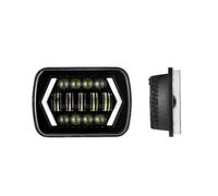 Faro Coche Compatible con Jeep Para Wrangler YJ 1986-1995 Para Cherokee Para XJ 1984-2001 faros delanteros rectangulares con haz sellado luz conducción marcha