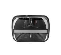 Faro Coche Compatible Con Jeep Para Wrangler YJ 1987-1995 Faro Cuadrado Rectangular Luz Alta Para Baja Circulación Diurna Accesorios Componente