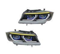 Faro Completo Principal Compatible Con E90 320i 325i 318i 2005 2006 2007 2008 2009 2010 2011 2012 Faros DRL Intermitentes Luces Largas Lente Del Proyector Angel Eye