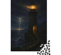 Faro costero 1.000piezas Colección Pintura de Paisaje Avanzados Actividades Didácticos Hogar Decoración 1000pcs (75x50cm)