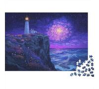Faro costero Puzzle De 1000, Regalos, Juguete EduGatoivo, Decoración del Hogar, Rompecabezas para Adultos, A Partir De 14 Años 1000pcs (75x50cm)