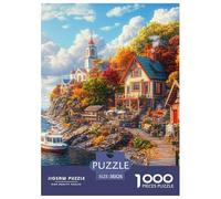 Faro costero1000 Pieces Jigsaw Puzzles for Adults Educational Games El paisajeFun and Challenging for Home Decoration Great Gift Idea38x26cm/1000pcs