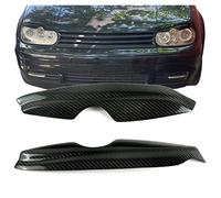 Faro De Cejas Párpados Recortar Cubierta para Golf 4 MK4 IV 1999-2004 Párpados De La Linterna Trim Ceja Pegatinas de Fibra de Carbono Accesorios Coche