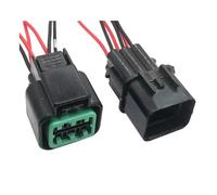 Faro de conector impermeable automotriz con Sensor 090 6 pines for PB625-06027 PB621-06020 cable(Army green)