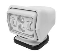 Faro de investigación para barcos, faro de trabajo LED, mando a distancia, faro adicional de 12 V para vehículos offroad, camping, marina con potencia de 60 W, 8000 lúmenes, alcance de 600 metros