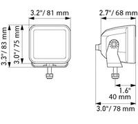 Faro de largo alcance montaje exterior 1FA 358 176-861 HELLA