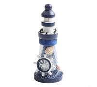 Faro de madera hecho a mano para crear un ambiente costero acogedor en cualquier habitación (A)