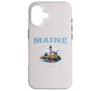 Faro de Maine en la Costa Carcasa para iPhone 16