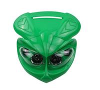 Faro De Moto Faro Delantero Universal para Motocicleta con Correas De Goma Repuesto para Moto Todoterreno Luz LED Frontal Focos para Moto(Green)