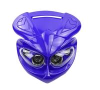 Faro De Moto Faro Delantero Universal para Motocicleta con Correas De Goma Repuesto para Moto Todoterreno Luz LED Frontal Focos para Moto(Blue)