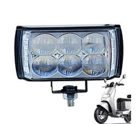 Faro De Moto | Faros Auxiliares Conducción Moto | Luz Potente Impermeable Brillante para Commuting Visibilidad en Caminos Oscuros Seguridad Nocturna