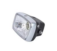 Faro De Moto para ATC110 ATC185 para ATC185S ATC200S TRX125 33100-VM4-003 Faro Delantero Cuadrado para Motocicleta ATV Conjunto Lámpara Luz Delantera Focos para Moto(with Halogen Bulb)