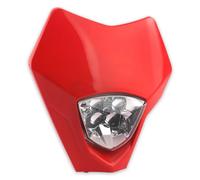 Faro De Moto para Gas Ga EC 250 250F 300F EX 300 350F 450F MC450 2021-2023 Faro Delantero LED para Motocicleta Tuning Motocross Focos para Moto(Red Coating)