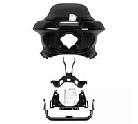 Faro De Moto para Street para Bob para Low para Rider para FXLR para FXLRS 2018-2022 2023 2024 Carenados Faros Motocicleta Soporte Parabrisas Focos para Moto(A-Without Mesh Vent)
