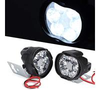Faro de motocicleta 2 uds 6 LED luz de conducción antiniebla foco de trabajo luz de trabajo súper brillante lámpara de cabeza delantera impermeable 12V