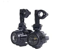 Faro De Motocicleta Kit Montaje Faros Auxiliares LED Para GS 1200 1250 F800GS R1100GS F700GS Negro Arnés Cableado Relé(Only 2piece Light)