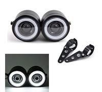 Faro de motocicleta LED delantero doble faro delantero para café Racer Chopper personalizado Bobber