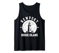 Faro de Newport Rhode Island RI Pride Camiseta sin Mangas