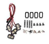 Faro de RC 5-7.4V 8 Light White LED LED White LED Cierra de plástico resistente a un automóvil RC 1/10 RC