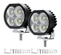 Faro de Trabajo LED Inundación 12V-36V 32W 6500K, 3 Pulgadas, 2 Uds