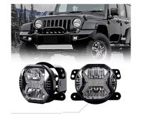 Faro Delantero 1 par para Jeep para Wrangler TJ LJ JK Super brillante DRL coche con luces Led faro de parachoques delantero 4 pulgadas luces antiniebla LED Faro Principal auto