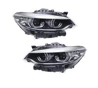 Faro delantero coche Faro Delantero Coche Para Serie 2 F22 2014-2019 Faros Delanteros Con Intermitentes Dinámicos Doble Haz Conjunto Lámpara Delantera Accesorios Conjunto Faros Aelanteros(Halogen)