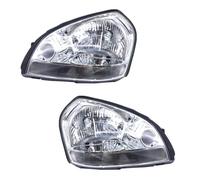 Faro Delantero Coche Faro Delantero Luz Diurna para Hyundai para Tucson 2005-2010 Conjunto Faros Delanteros 1 Par Conjunto Faros Aelanteros(1Pair White)