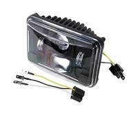 Faro Delantero Coche Faro LED 4 X 6 Pulgadas para Freightliner FLD120 FLD132 FLD112 para Condor FLC112 para Freightliner para Classic para International 9300 para Western Faros Delanteros(Negro)